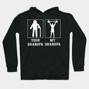 lifting your grandpa my grandpa tee for your grandson granddaughter Hoodie